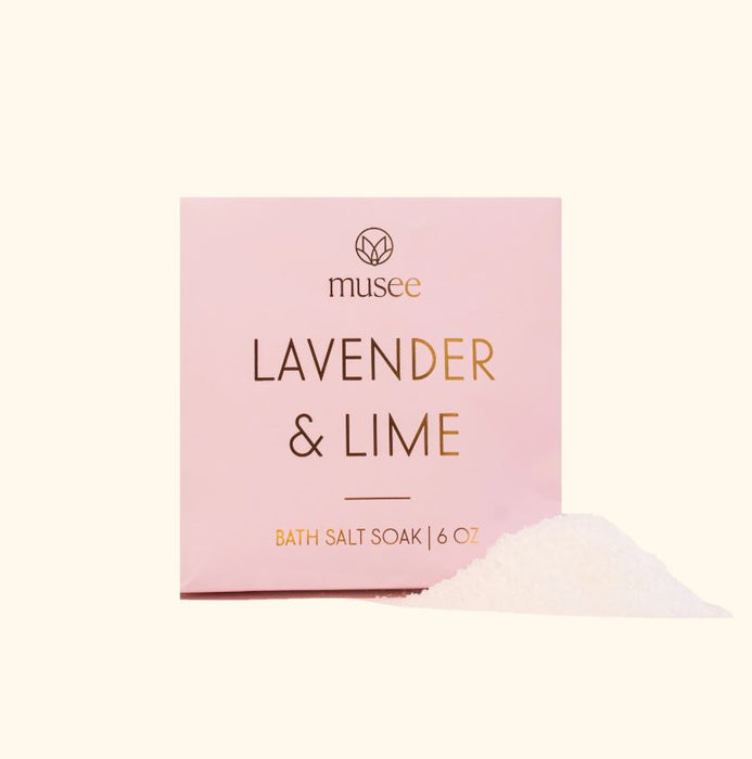 Lavender & Lime Mini Bath Salt Soak