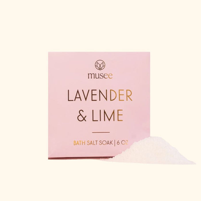Lavender & Lime Mini Bath Salt Soak