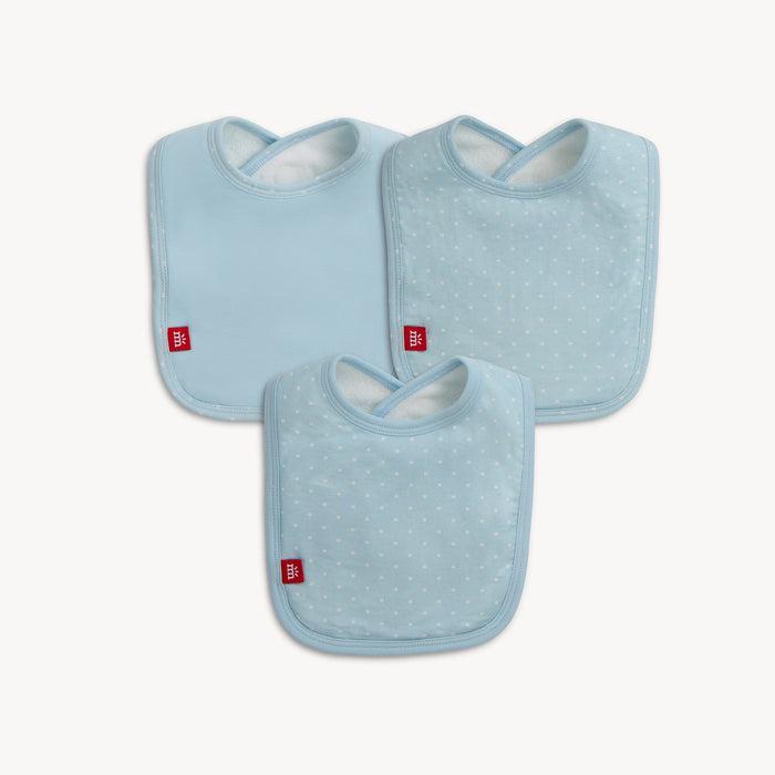 Pin Dot Blue Bib 3 Pack