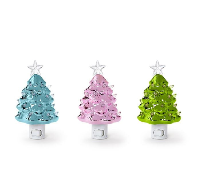 Metallic Christmas Tree Nightlight