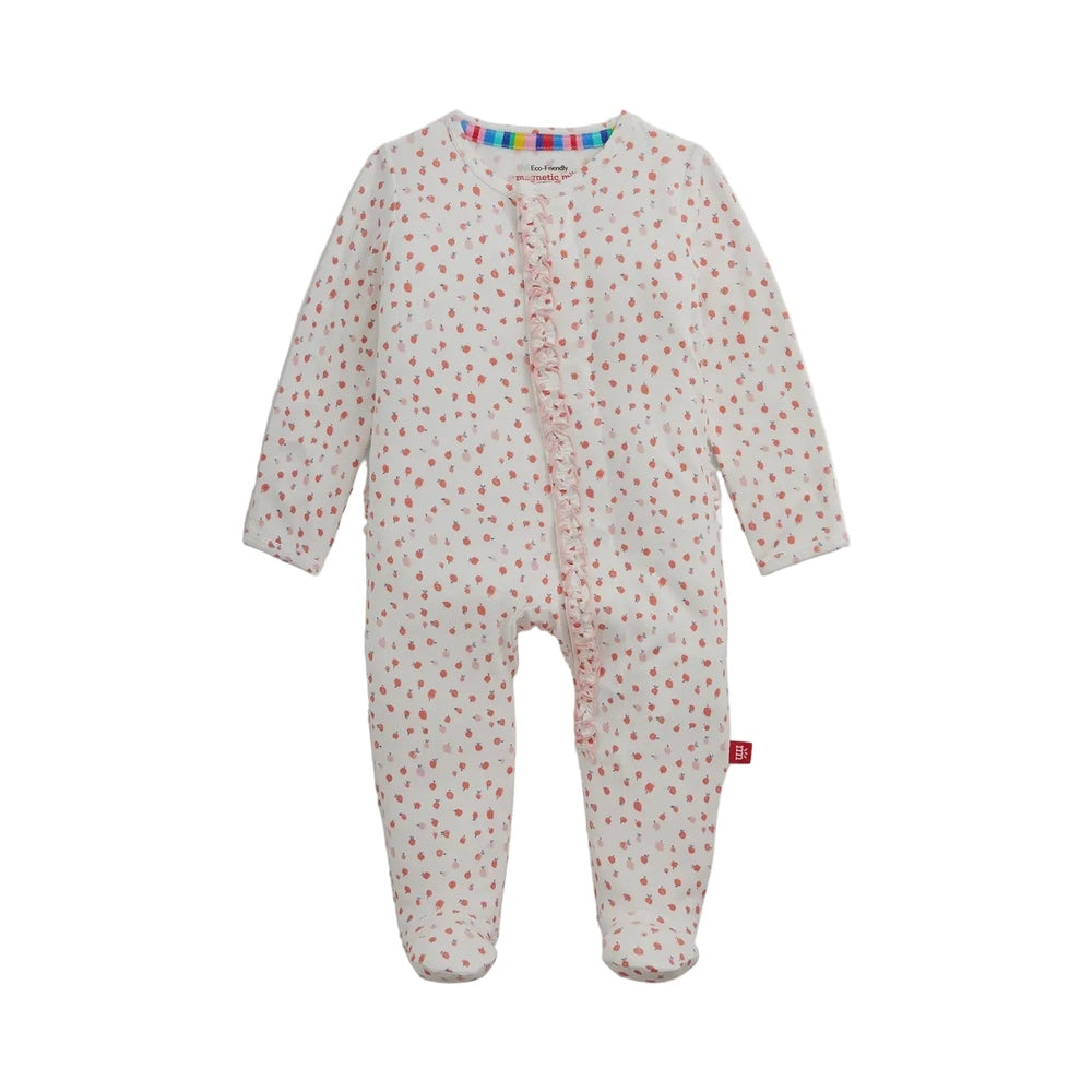 Apple Blossom Modal Ruffle Footie