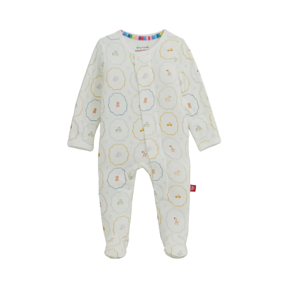 Nursery Magic Cream Modal Footie