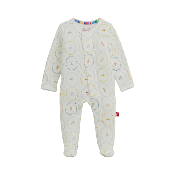 Nursery Magic Cream Modal Footie