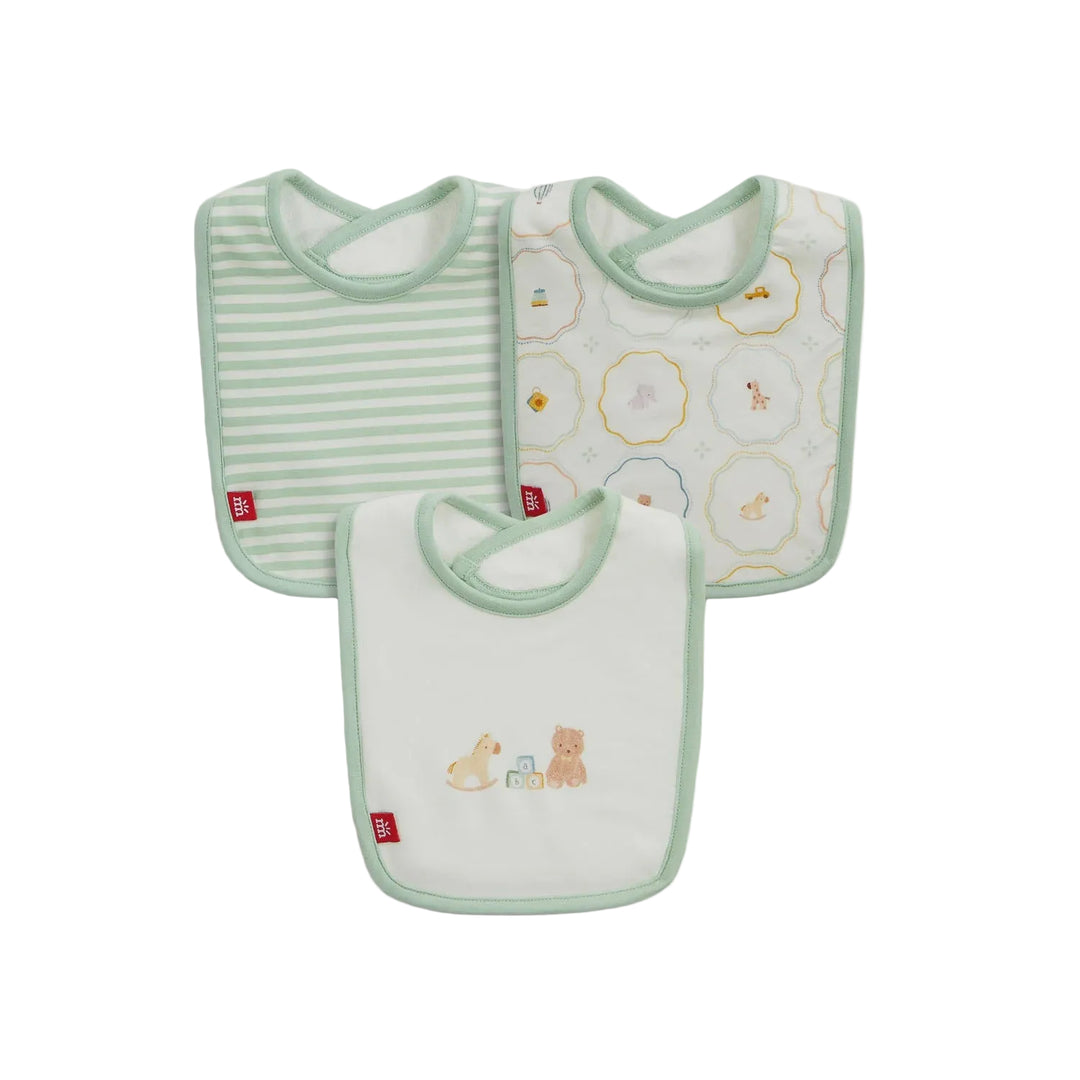 Nursery Magic Cream Bibs - 3 Pack