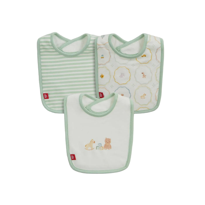 Nursery Magic Cream Bibs - 3 Pack