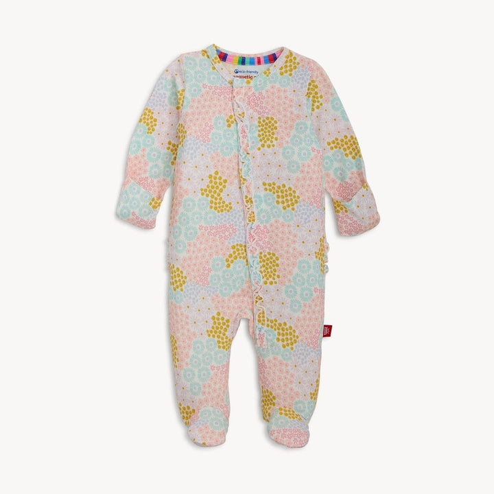 Harper Modal Magnetic Footie with Ruffles