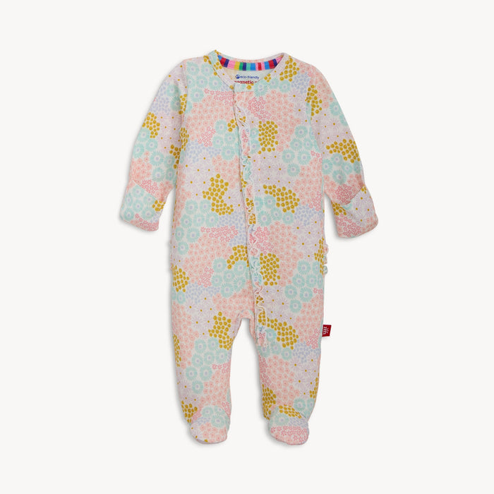 Harper Modal Magnetic Footie with Ruffles