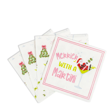 Merrier Martini Cocktail Napkins