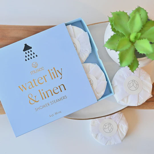 Water Lily & Linen Shower Steamers