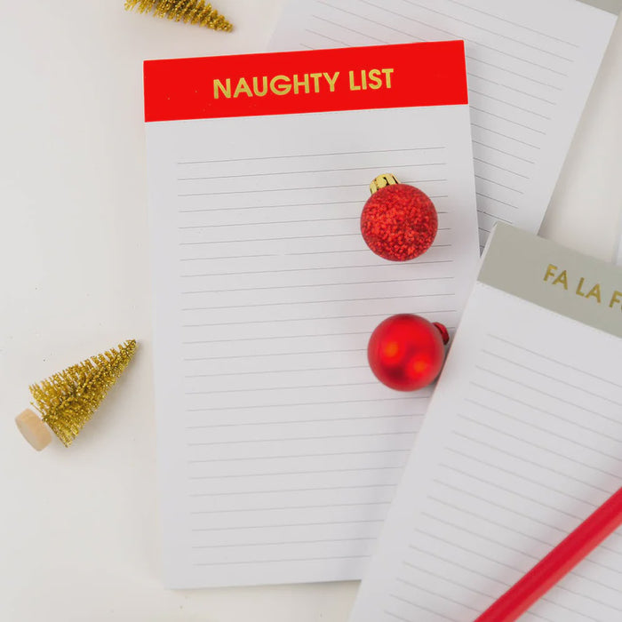 Naughty List Notepad