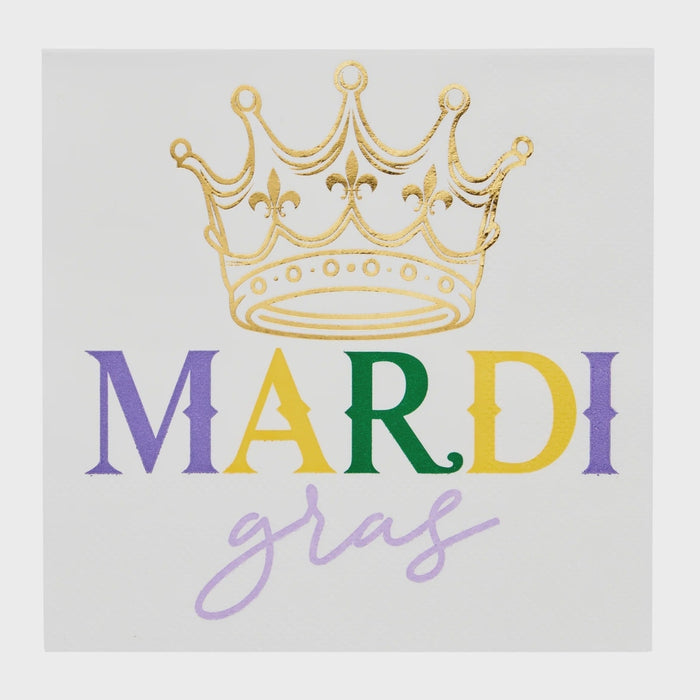 Let's Mardi Cocktail Napkins