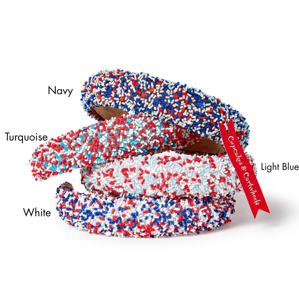 Red, White & Blue Sprinkles Headband