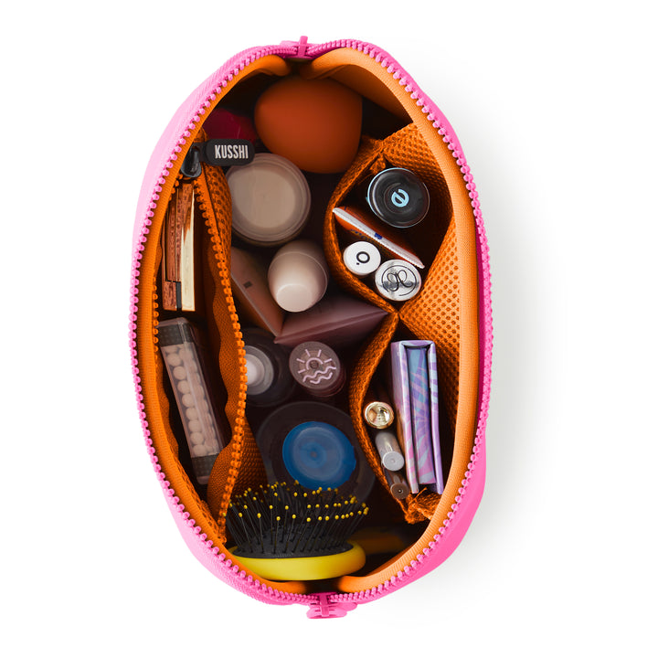 Neoprene Makeup Bag French Pink/Sherbert