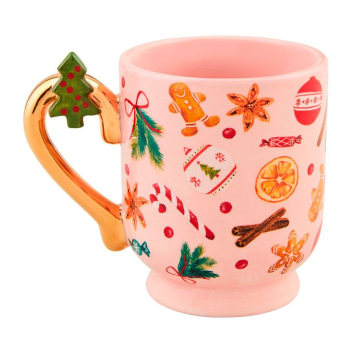 Christmas Pedestal Mug