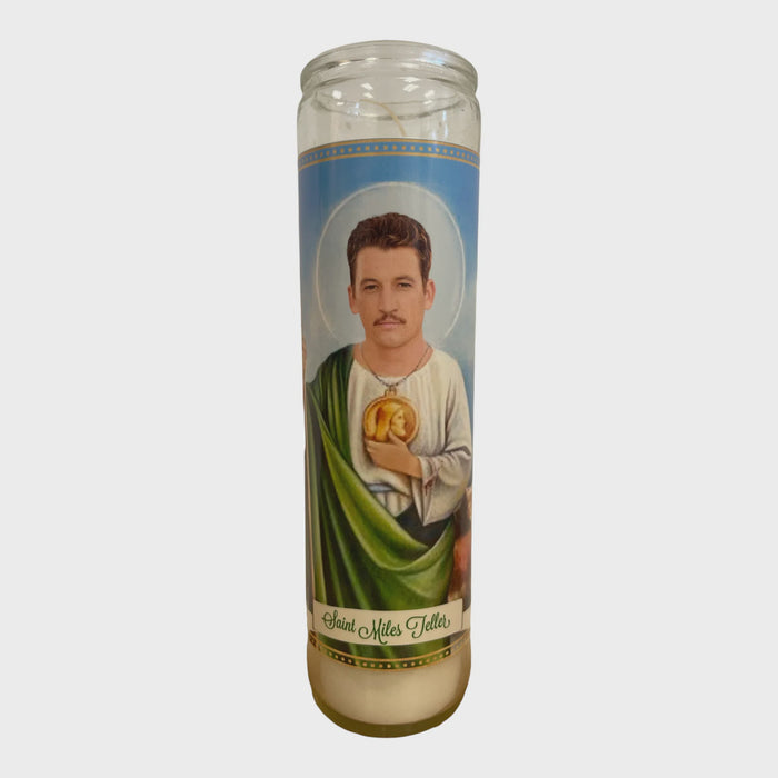 Miles Teller Devotional Candle