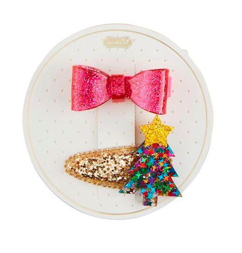 Christmas Hair Clip Set