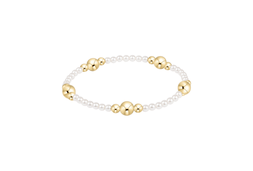 Purpose Gold 6mm Pearl Bracelet
