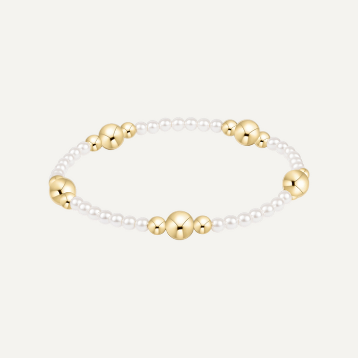 Purpose Gold 6mm Pearl Bracelet