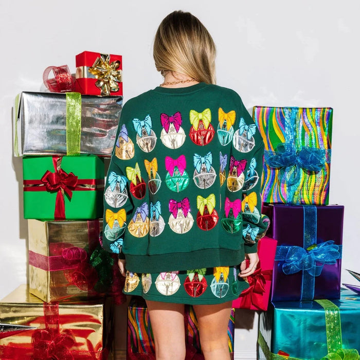 Green Jingle Bells Sweater