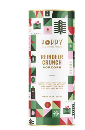 Reindeer Crunch Popcorn Cylinder