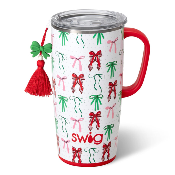 Ribbons and Bows Travel Mug 22oz