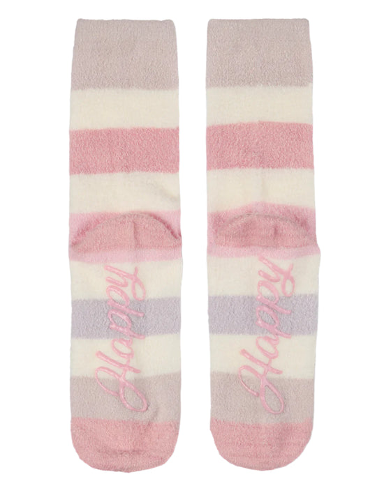 Happy Aloe Infused Crew Socks