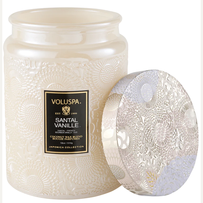 Santal Vanille 18oz Large Jar Candle