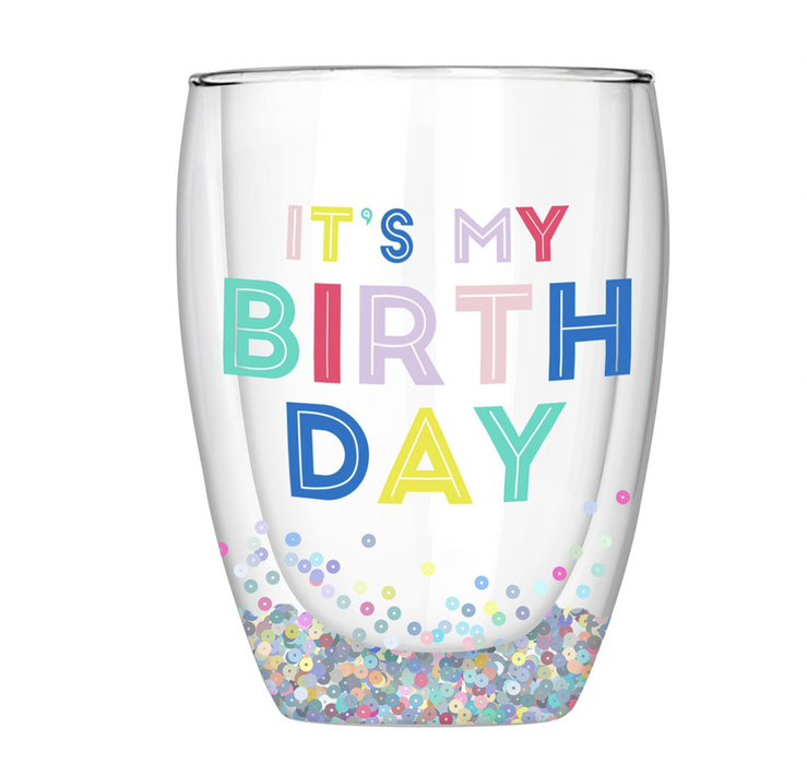 Double-Wall Glass - It's My Birthday