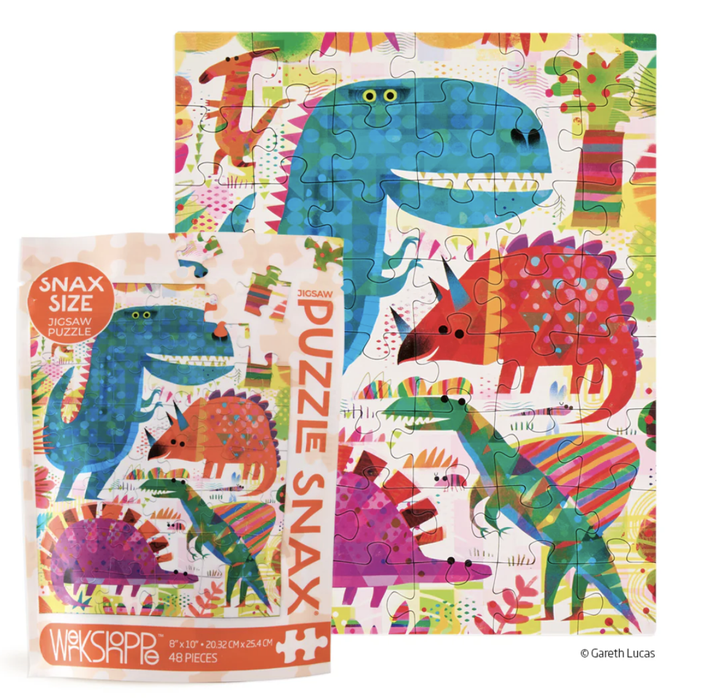 Dinosaur Day 48 Piece Puzzle Snax