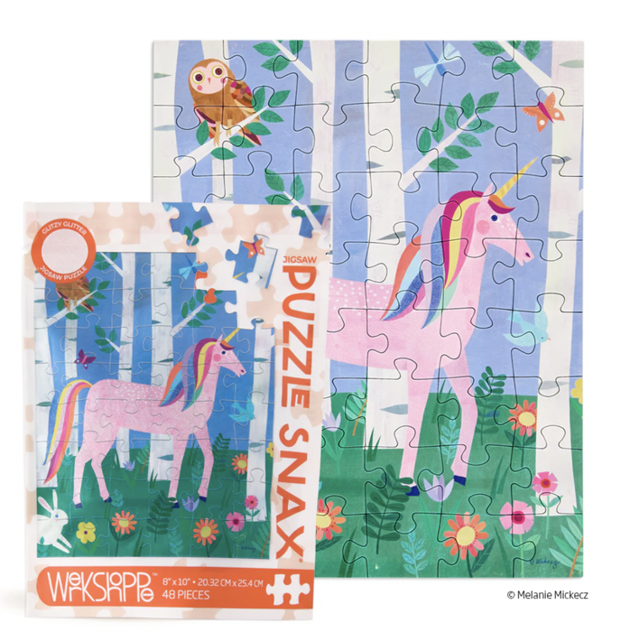 Unicorn Forest 48 Piece Puzzle Snax