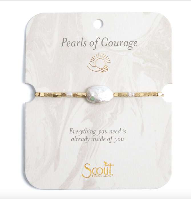 Pearl Affirmation Bracelet