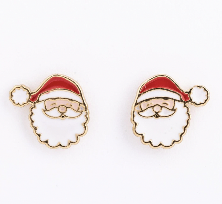 Santa Earrings