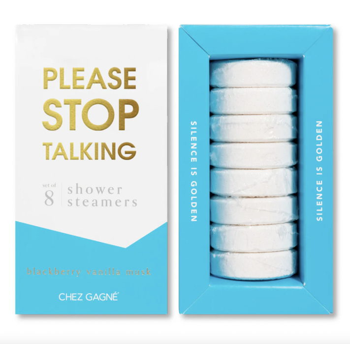 Please Stop Talking Shower Steamers - Blackberry Quince