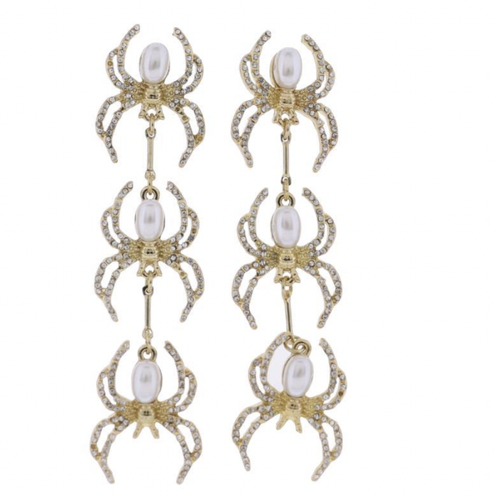 Descending Spiders Earring