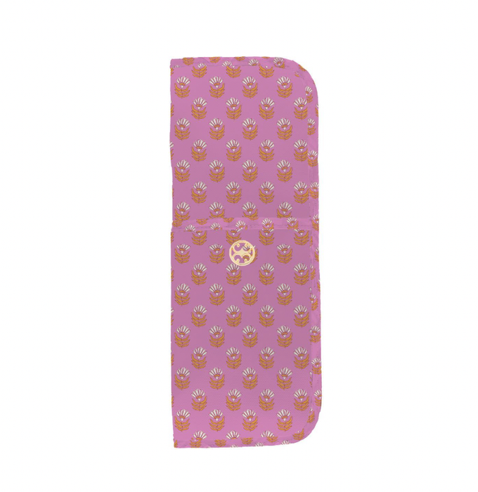 Pink Floral Block Hot Tools Cover