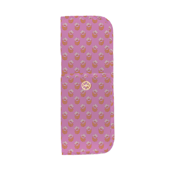 Pink Floral Block Hot Tools Cover