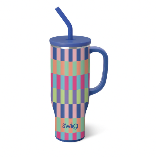 Brite Stripe Mega Mug 30oz