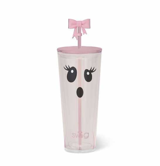 Boo Crew Ghost Plastic Tumbler 24oz