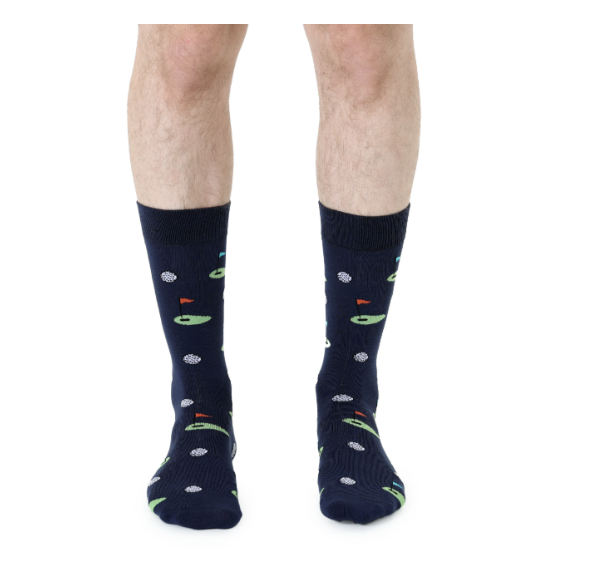 Golfing Mens Bamboo Crew Socks