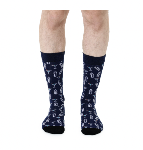 Martini Mens Bamboo Crew Socks