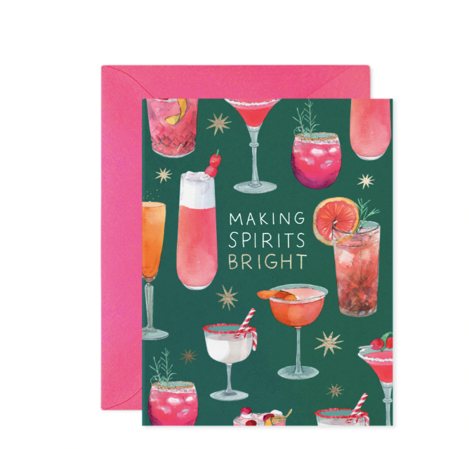 Making Spirits Bright Greeting Card