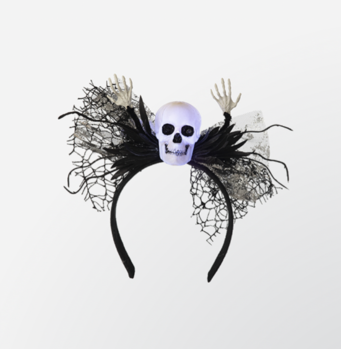 Lit Skull Headband