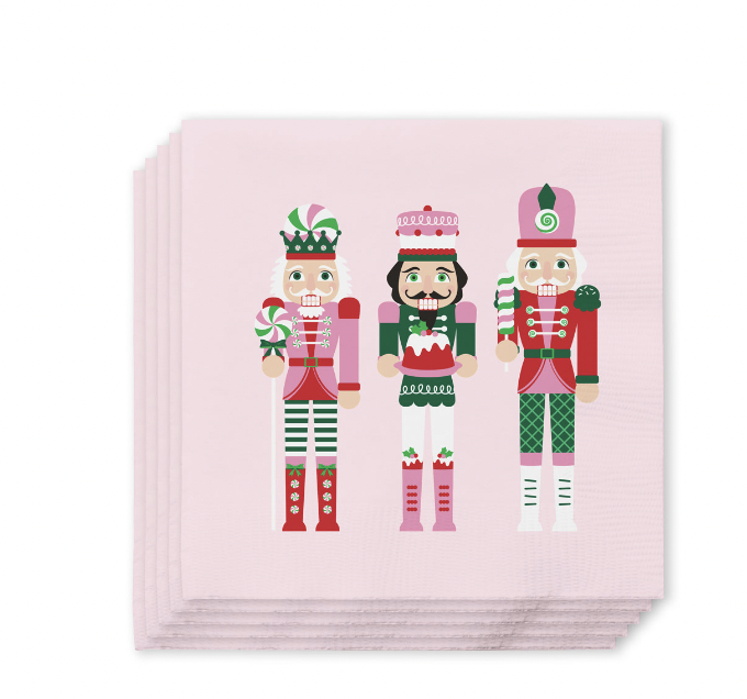 Sugar Plum Soldiers Cocktail Napkins