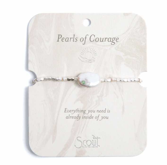 Pearl Affirmation Bracelet