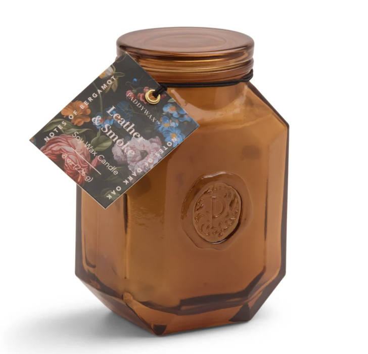 Botanica 8oz Candle - Leather & Smoke