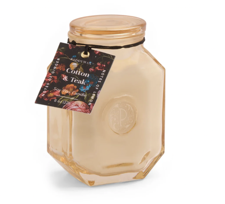 Botanica 8oz Candle - Cotton & Teak