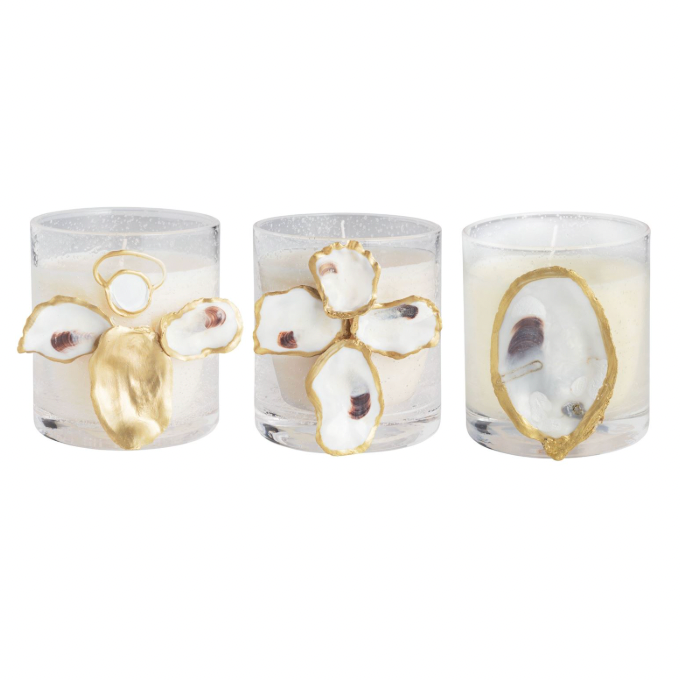 Oyster Glass Candle