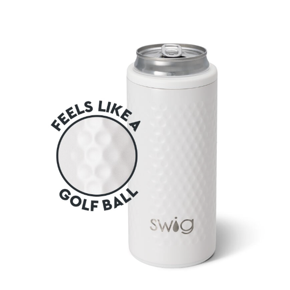Golf Ball Skinny Can Cooler 12oz