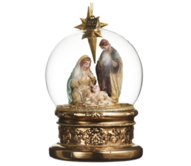 The Blessed Birth Globe Ornament