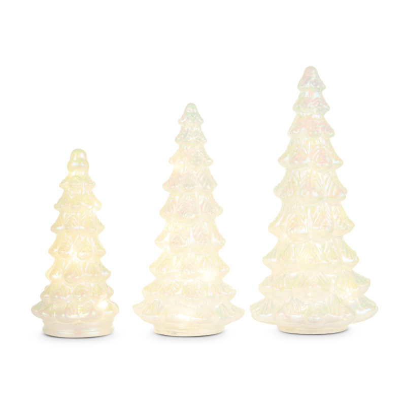 White Iridescent Trees